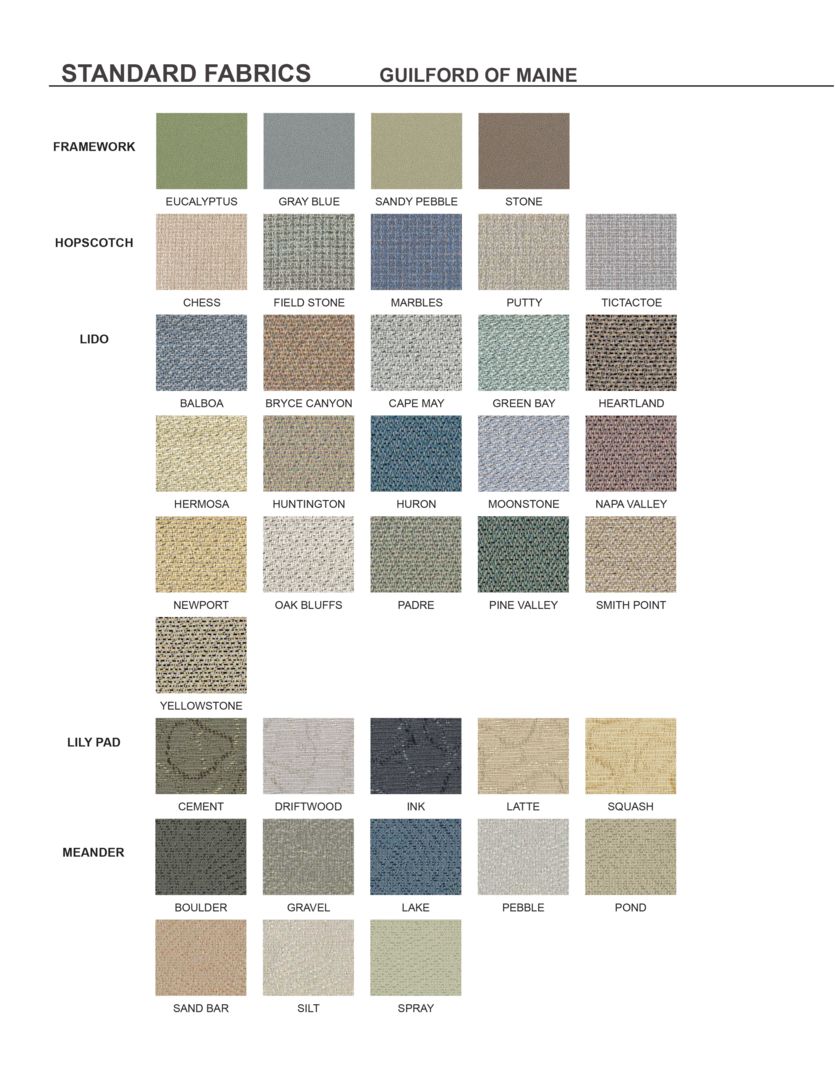Standard Panel Fabrics